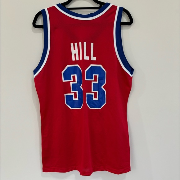 Detroit Pistons Hill jersey size mens medium 40 - Picture 2 of 2